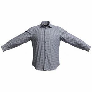 Calvin Klein Men's Purple and White Checkered Shirt